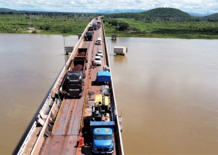 Concretagem da ponte sobre o Rio Paraguai em Corumbá inicia às 17h deste sábado