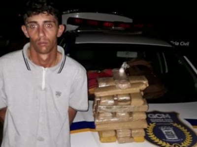 Com droga na mochila e cueca, morador em Deodápolis usa quarto de hotel para esconder mais droga
