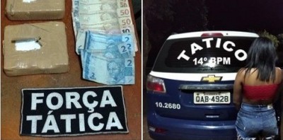 Força Tática prende mulher acusada de tráfico de drogas em Deodápolis