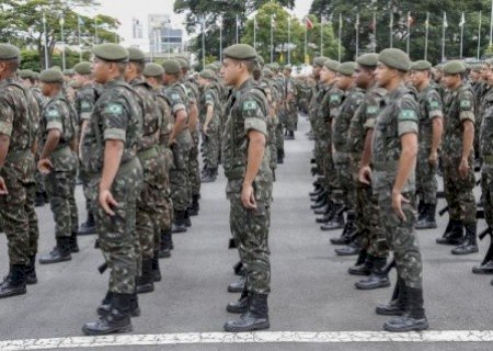 Exército abre contratações em 3 cidades de MS, com salário de até R$ 7 mil