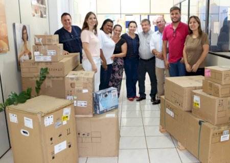 Eraldo entregou novos equipamentos odontológicos para a Saúde de Jateí