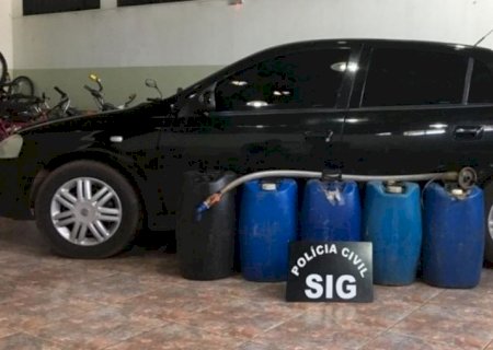 Eletricista é preso suspeito de furtar combustível de carreta tanque em Nova Andradina