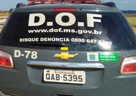 Homem evadido do Sistema Prisional foi preso pelo DOF na região de Deodápolis