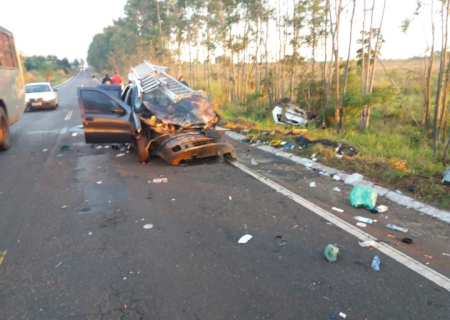 Identificado homem que morreu em acidente entre Ivinhema e Nova Andradina; Mais 3 pessoas ficaram feridas