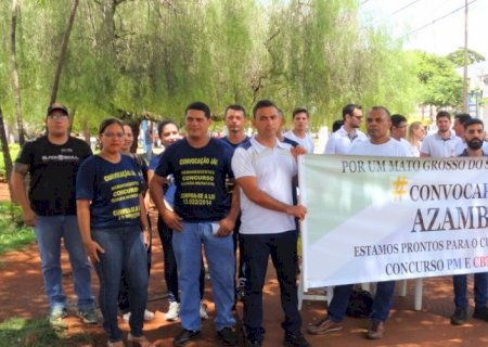 Concursados da PM, Bombeiros e GM se unem para cobrar convocação em MS