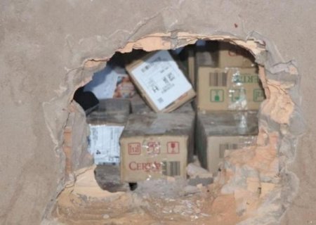 Bandidos fazem buraco em parede e furtam R$ 35 mil de lotérica em Nova Alvorada do Sul