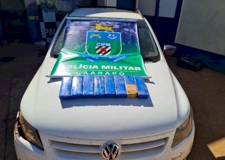PM prende 4 com 6,5 quilos de maconha em Caarapó; droga seria comercializada em Deodápolis