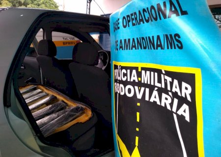 Ivinhema: Homem é preso transportando 50 kg de maconha para o Rio de Janeiro