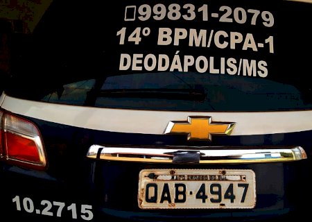 Em Deodápolis, Polícia Militar prende homem por dirigir sob influência de álcool