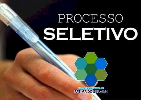 Prefeitura de Fátima do Sul abre processo seletivo para diversos cargos