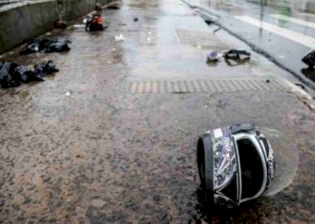 Acidente na Salgado Filho acaba na morte de motociclista em Campo Grande