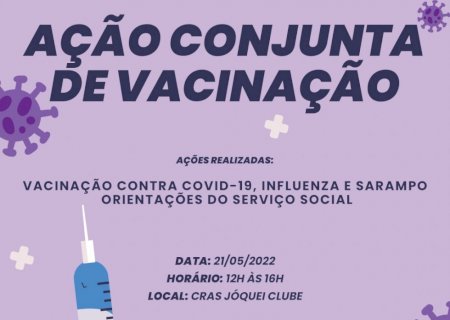 Prefeitura fará ação conjunta de imunização no sábado no Jóquei Clube