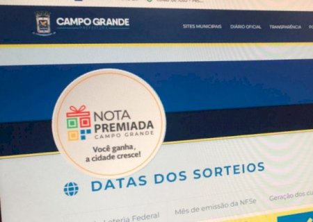 Com bolada de R$ 70 mil, Prefeitura anuncia ganhadores do Nota Premiada Campo Grande