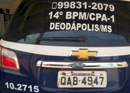 Homem agride esposa com cabo de enxada e acaba preso em Deodápolis
