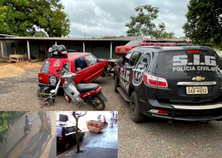 Policiais civis recuperam motocicletas e prendem suspeitos de furto em Fátima do Sul