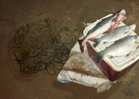 PMA prende homem que pescava com equipamento ilegal em Rio Brilhante>