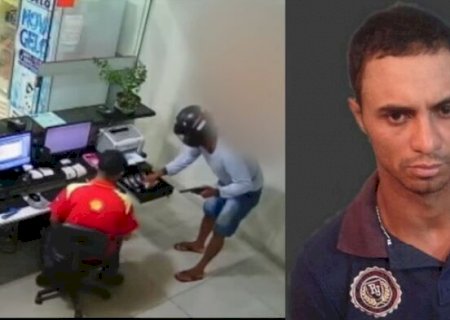 Acusado de assaltar posto de combustível é preso em Nova Andradina