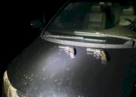 Em Campo Grande, dupla morta em confronto foi perseguida por quilômetros e estava com dois revólveres