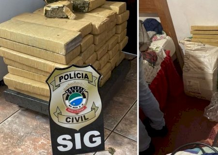 NOVA ANDRADINA: SIG apreende mais de 30 quilos de maconha e prende três pessoas em flagrante