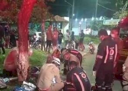 Condutor perde controle de moto, invade canteiro central e morre em Campo Grande