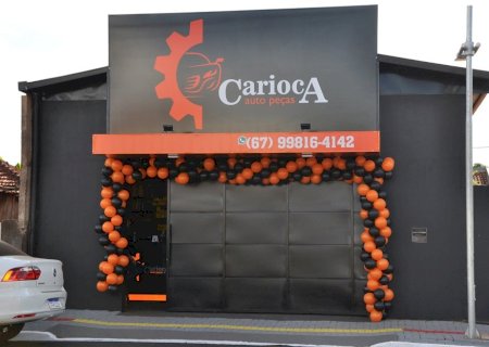 Carioca Auto Peças já está atendendo em Vicentina, Confira as fotos da inauguração