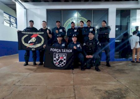Policiais do 14ºBatalhão de Fátima do Sul concluem VII Curso de Aperfeiçoamento de Força Tática