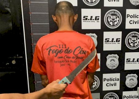 Comparsa de autor da tentativa de homicídio por dívida do tráfico de R$ 100 é preso em Fátima do Sul