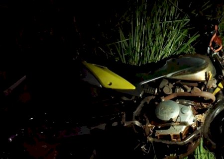 Condutor de moto tem perna amputada em acidente entre Glória de Dourados e Deodápolis