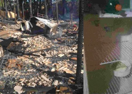 Mãe faz apelo após ter casa destruída em incêndio e ter apenas arroz para filhos