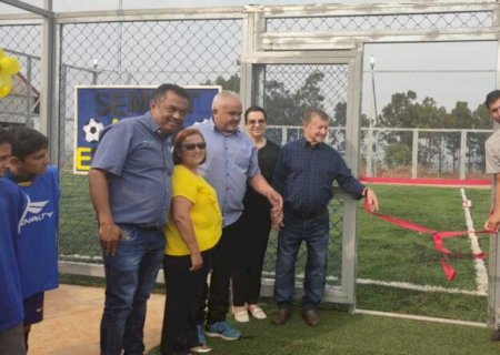 Prefeitura de Jateí amplia esporte para todos com mais 01 arena em Nova Esperança