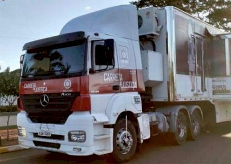 Carreta da justiça levará atendimento gratuito para moradores de Jateí e Vicentina na próxima semana