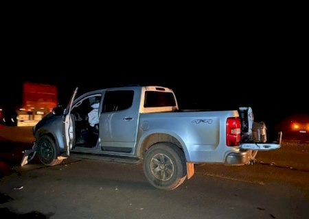 Colisão entre veículos deixa motociclista gravemente ferido na MS-276 em Nova Andradina