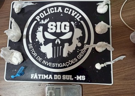 S.I.G. de Fátima do Sul prende em flagrante mulher acusada  de tráfico de drogas