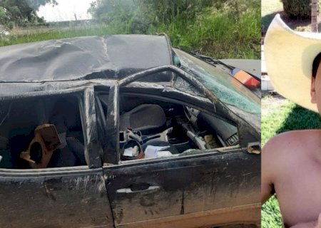 Jovem de Nova Alvorada do Sul morre ao capotar caminhonete em estrada no Paraná