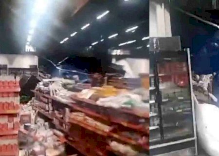 Desabamento em supermercado no Paraná deixa três mortos e 12 feridos