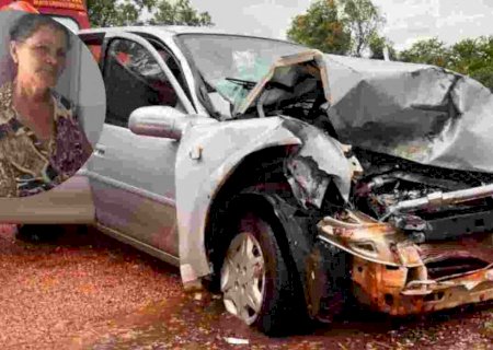 Morre idosa vítima de acidente entre carro e caminhonete na BR-376, em Ivinhema