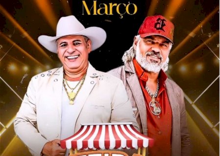 Feira Livre de Vicentina retorna nesta sexta-feira com show de Marcos Paulo e Marcelo