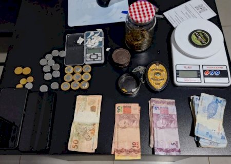 Polícia Civil de Deodápolis prende genro e sogro por tráfico de drogas