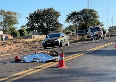 Motociclista morre em acidente na BR-163 em Coxim
