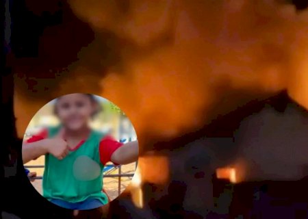 ‘Me perdoa não ter conseguido salvar sua vida’, lamenta mãe após morte de criança em incêndio em Deodápolis