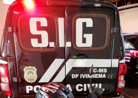 Polícia Civil de Ivinhema  recupera moto furtada e prende suspeito em flagrante