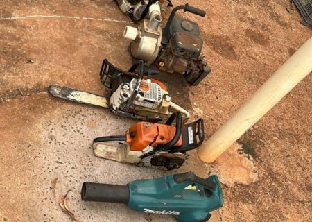 DEFRON recupera  em Angélica objetos furtados em propriedades rurais em Deodápolis e Dourados