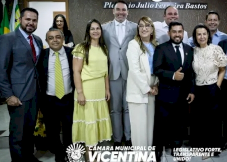 Câmara destaca aprovação de projeto do Executivo que reajusta salários do funcionalismo em Vicentina>