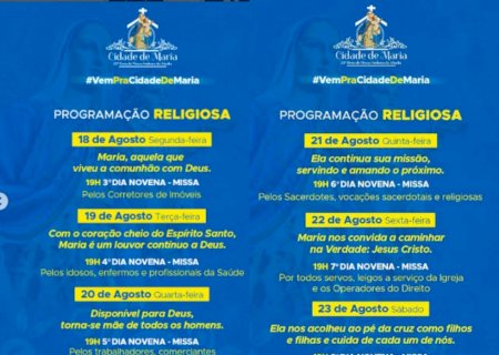 De enfermos a pecuaristas: 23ª Festa de Nossa Senhora da Abadia faz novenas com bençãos