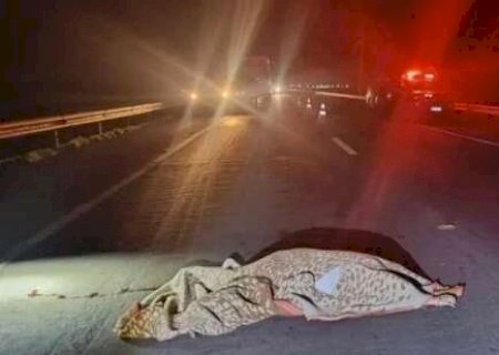 Mulher morre atropelada na rodovia e motorista foge sem prestar socorro em Bataguassu