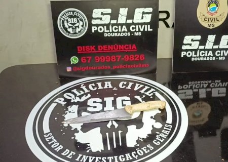 Acusado de matar desafeto a facadas é preso quando chegava em casa em Dourados