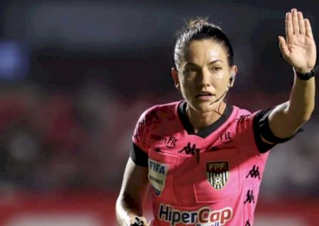 Após polêmica, sul-mato-grossense Daiane Muniz apita Palmeiras x São Paulo>