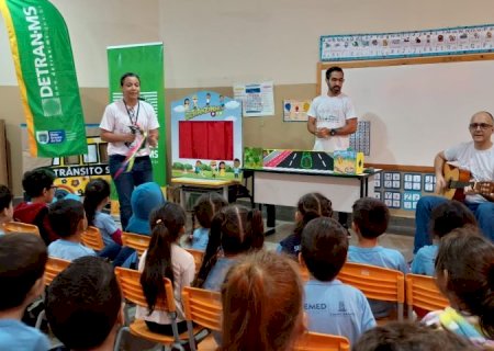 Detran-MS inicia calendário 2026 de programa educativo que vai à escolas>