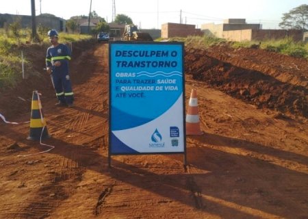 Pacote de investimentos da Sanesul leva obras de água e esgoto à região Sul-Fronteira>
