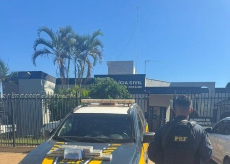 PRF apreende 11 Kg de cocaína em Ponta Porã (MS)>